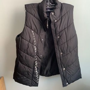 Gap Black Puffy Vest